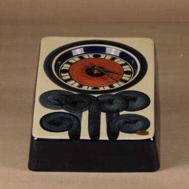 Rörstrand Urban seinäkello, käsinmaalattu, suunnittelija Marianne Westman, käsinmaalattu