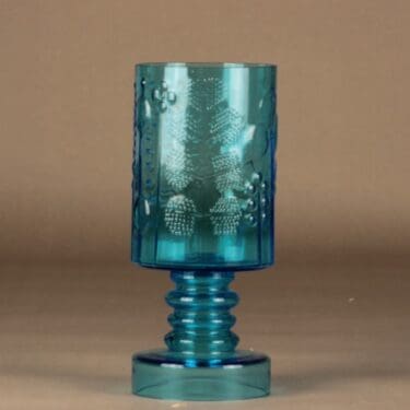 Nuutajärvi Flora maljakko, jalallinen, suunnittelija Oiva Toikka, jalallinen