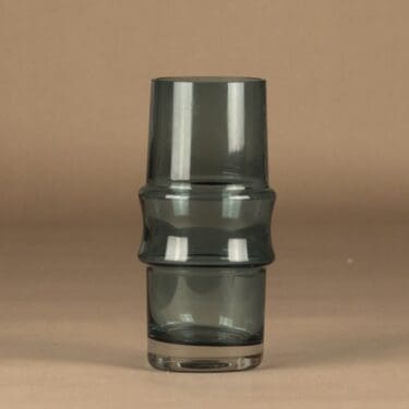 Riihimäen lasi 1476 vase, bluish gray