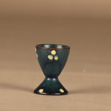 Iris egg cup, hand-painted designer Alfred Willian Finch