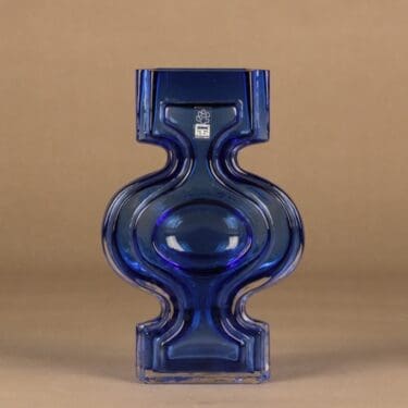 Riihimäen lasi vase Emma designer Helena Tynell