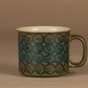 Arabia S cacao mug, hand-painted designer Hilkka-Liisa Ahola