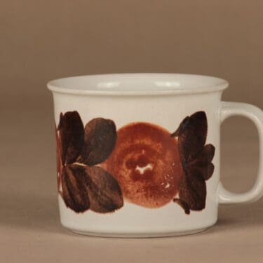 Arabia Rosmarin cacao mug, hand-painted designer Ulla Procope