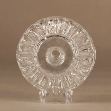 Riihimäen lasi Corona taide-esine, signeerattu, suunnittelija Helena Tynell, signeerattu