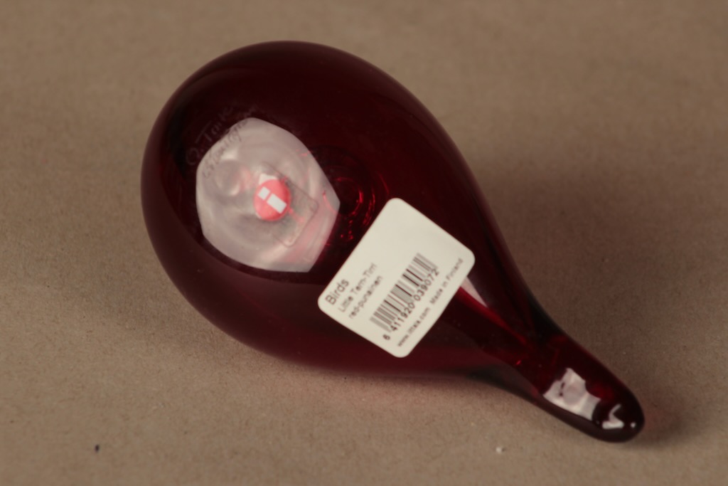 Nuutajärvi lintu , Tirri, suunnittelija Oiva Toikka, Tirri, signeerattu kuva 5