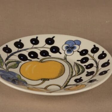 Arabia Paratiisi lautanen, 16.5 cm, suunnittelija Birger Kaipiainen, 16.5 cm, kukka, orvokki