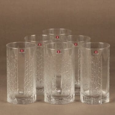 Iittala Kalinka olutlasi, 38 cl, 6 kpl, suunnittelija Tapio Wirkkala, 38 cl