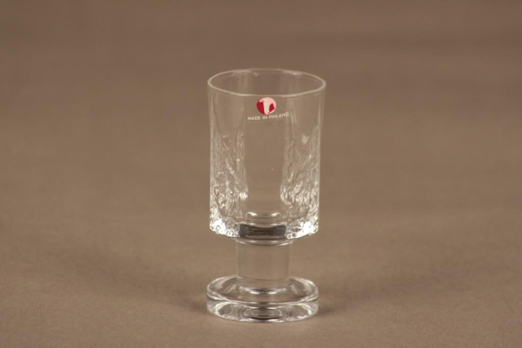Iittala Kalinka snapsilasi, jalallinen, 4 kpl, suunnittelija Tapio Wirkkala, jalallinen, 5 cl kuva 3