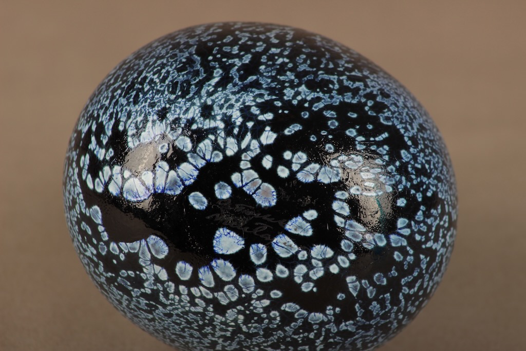 Nuutajärvi Tunturissa pullo, Kaamos, suunnittelija Oiva Toikka, Kaamos, signeerattu kuva 2