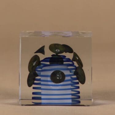 Iittala Vuosikuutio taide-esine, 2019, suunnittelija Oiva Toikka, 2019, signeerattu, numeroitu