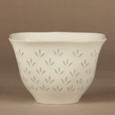 Arabia FK 8 maljakko, riisiposliini, suunnittelija Friedl Holzer-Kjellberg, riisiposliini, signeerattu