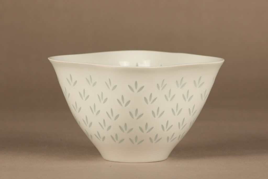 Arabia FK 8 maljakko, riisiposliini, suunnittelija Friedl Holzer-Kjellberg, riisiposliini, signeerattu kuva 2