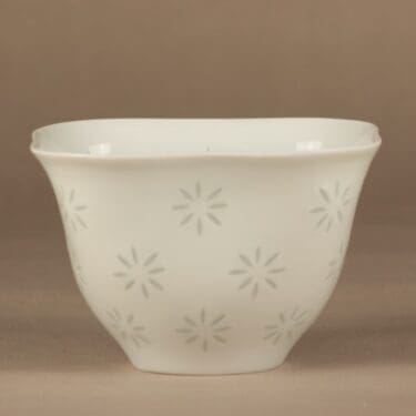 Arabia FK 8 maljakko, riisiposliini, suunnittelija Friedl Holzer-Kjellberg, riisiposliini, signeerattu