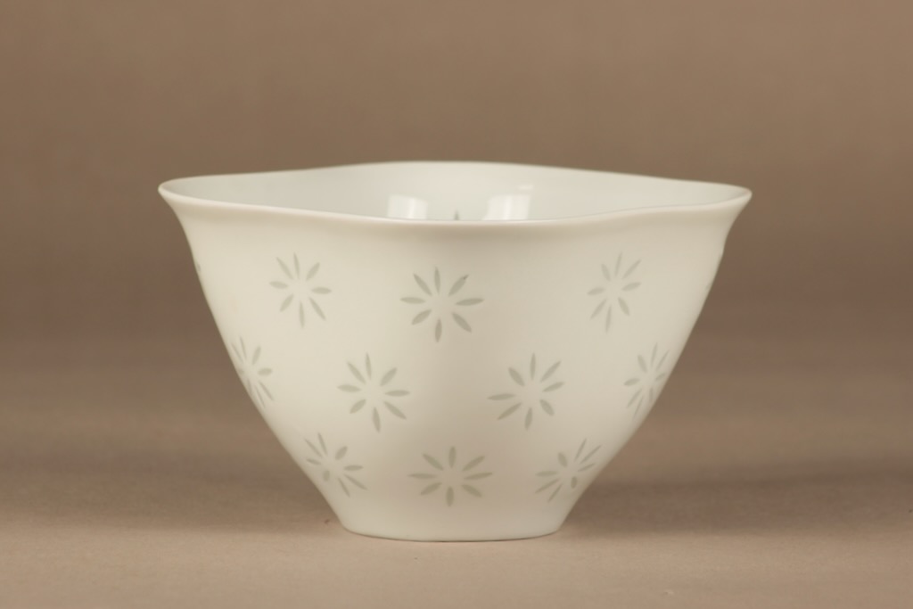 Arabia FK 8 maljakko, riisiposliini, suunnittelija Friedl Holzer-Kjellberg, riisiposliini, signeerattu kuva 2