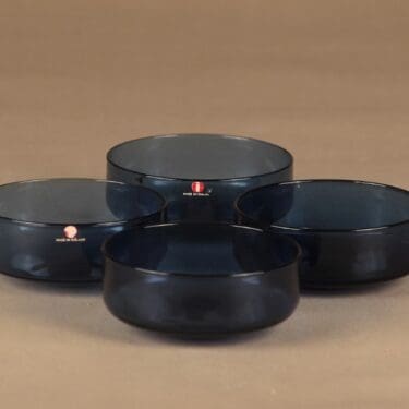 Iittala i-307 dessert bowl blue, 4 pcs