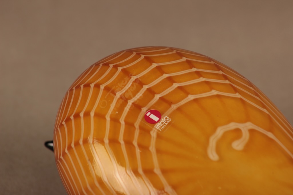 Nuutajärvi lintu , Hakki, suunnittelija Oiva Toikka, Hakki, signeerattu kuva 5