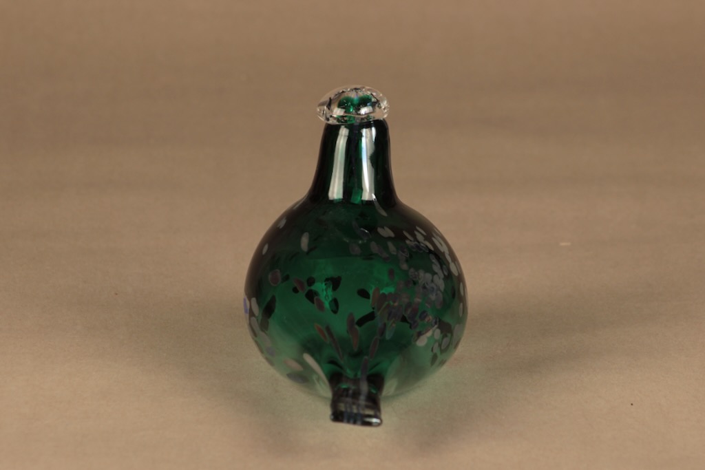 Nuutajärvi lintu , Pekkasiini, suunnittelija Oiva Toikka, Pekkasiini, signeerattu kuva 4