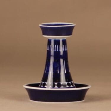 Arabia Valencia kynttilänjalka, käsinmaalattu suunnittelija Ulla Procope