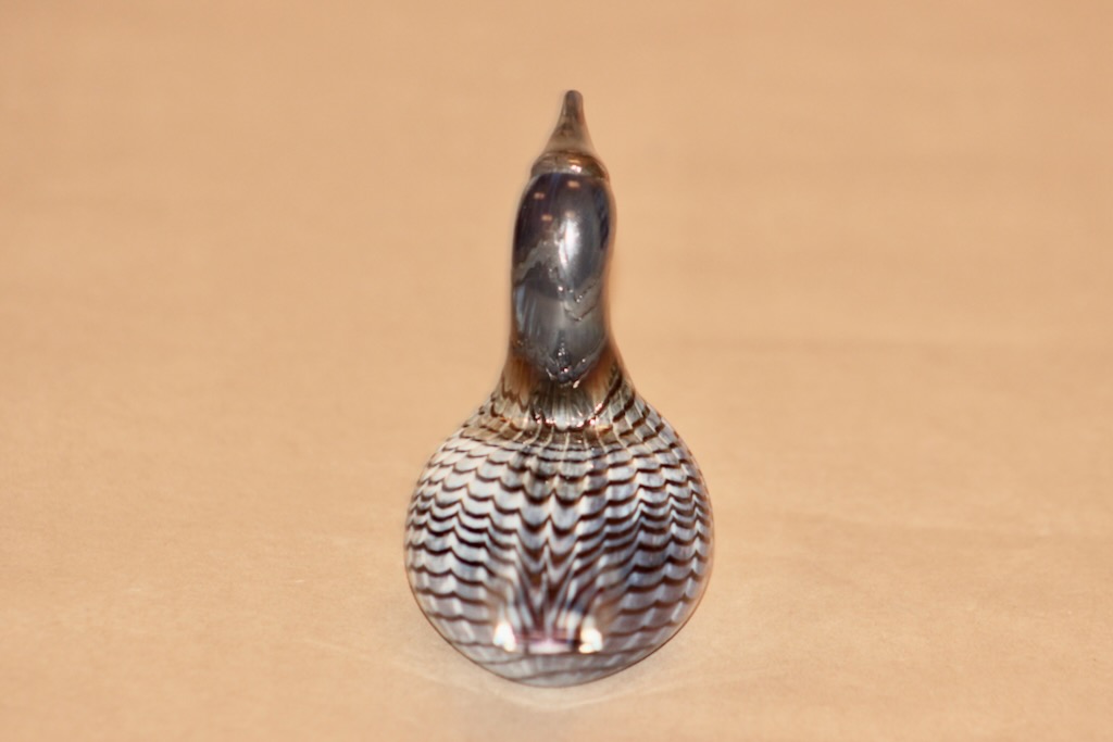 Nuutajärvi lintu Mustapää-uikku suunnittelija Oiva Toikka 4