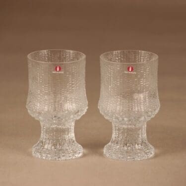 Iittala Ultima Thule punaviinilasi 2 kpl suunnittelija Tapio Wirkkala