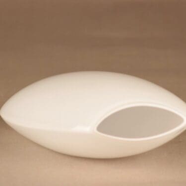 Iittala Aava maljakko, valkoinen, suunnittelija Markku Salo, moderni