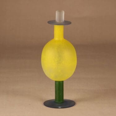 Nuutajärvi OZ taide-esine, signeerattu, suunnittelija Oiva Toikka, signeerattu