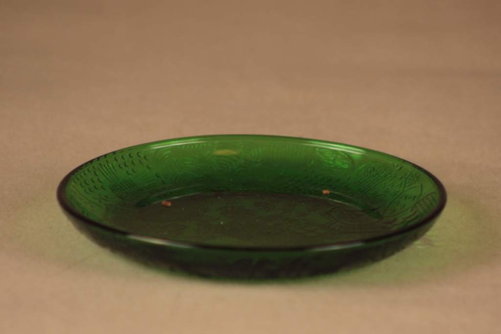 Nuutajärvi Fauna lautanen, 15 cm, suunnittelija Oiva Toikka, 15 cm, Eläin-aihe