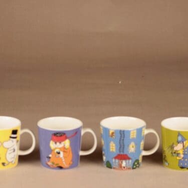 Arabia Muumi muumimuki, 0,25 l, 4 kpl, suunnittelija Tove Slotte-Elevant, 0,25 l