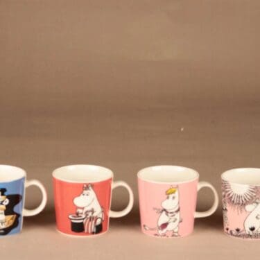 Arabia Muumi muumimuki, 0,25 l, 4 kpl, suunnittelija Tove Slotte-Elevant, 0,25 l