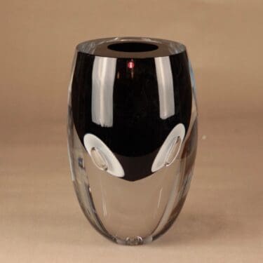 Iittala Claritas, kirkas, musta, valkoinen, suunnittelija Timo Sarpaneva, massiivinen