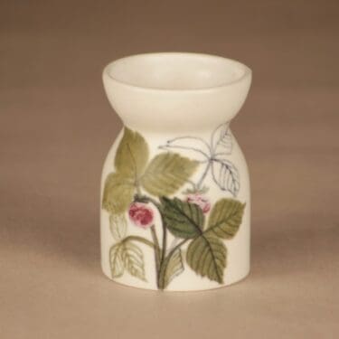 Arabia HLA 103/1 maljakko, käsinmaalattu, suunnittelija Hilkka-Liisa Ahola, käsinmaalattu, signeerattu, kukka