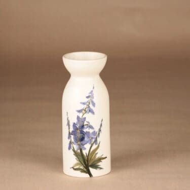 Arabia HLA 103/2 maljakko, käsinmaalattu, suunnittelija Hilkka-Liisa Ahola, käsinmaalattu, signeerattu, kukka