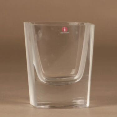 Iittala Purje maljakko, kirkas, matta kirkas, suunnittelija Taru Syrjänen,