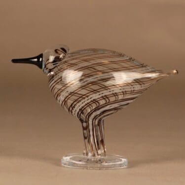 Nuutajärvi lintu , Tylli, suunnittelija Oiva Toikka, Tylli, signeerattu