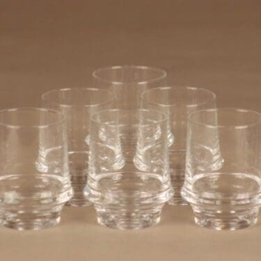 Iittala Marski vesilasi, 14 cl, 6 kpl, suunnittelija Tapio Wirkkala, 14 cl