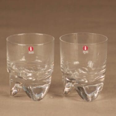 Iittala Kippis juomalasi, kirkas, 2 kpl, suunnittelija Timo Sarpaneva,