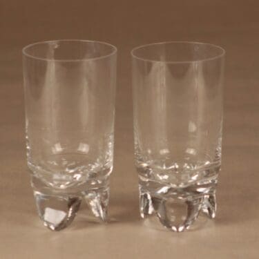 Iittala Kippis olutlasi, kirkas, 2 kpl, suunnittelija Timo Sarpaneva,