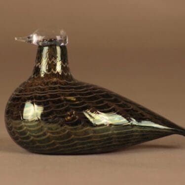 Nuutajärvi lintu , Pyy, suunnittelija Oiva Toikka, Pyy, signeerattu