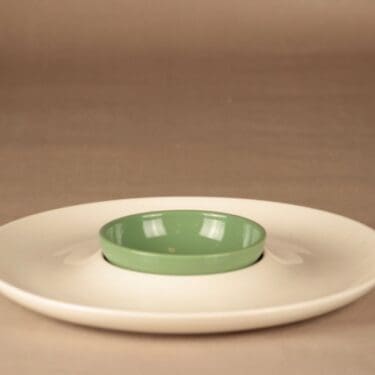 Arabia Roma tarjoiluvati kulholla, kaksi-osainen, suunnittelija Kati Tuominen-Niittylä, kaksi-osainen