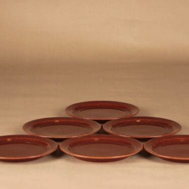 Arabia Krouvi lautanen, 17 cm, 6 kpl, suunnittelija Göran Bäck, 17 cm