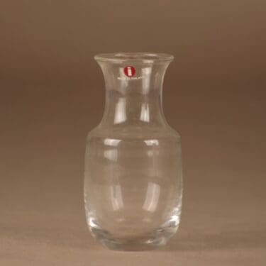 Iittala maljakko, kirkas, suunnittelija , pieni, miniatyyri