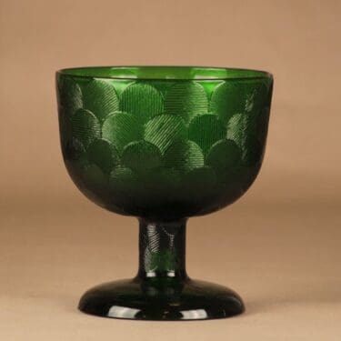 Nuutajärvi Miranda malja, jalallinen, suunnittelija Heikki Orvola, jalallinen