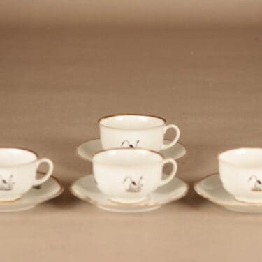 Arabia Kurki coffee cup 4 pcs designer unknown