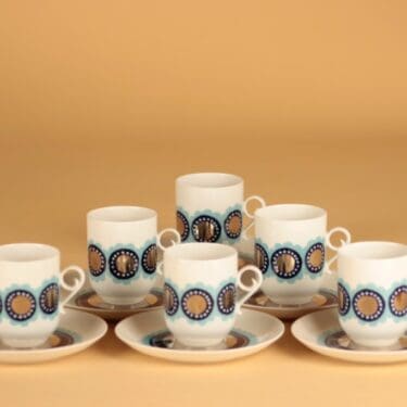 Arabia Tanja coffee cup 6 pcs designer Esteri Tomula