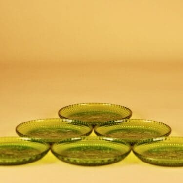Riihimäen lasi Grapponia plate 14.5 cm, 6 pcs designer Nanny Still