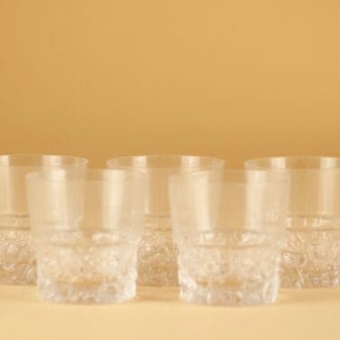 Iittala Kimara juomalasi, kirkas, 5 kpl, suunnittelija Tapio Wirkkala, 18 cl